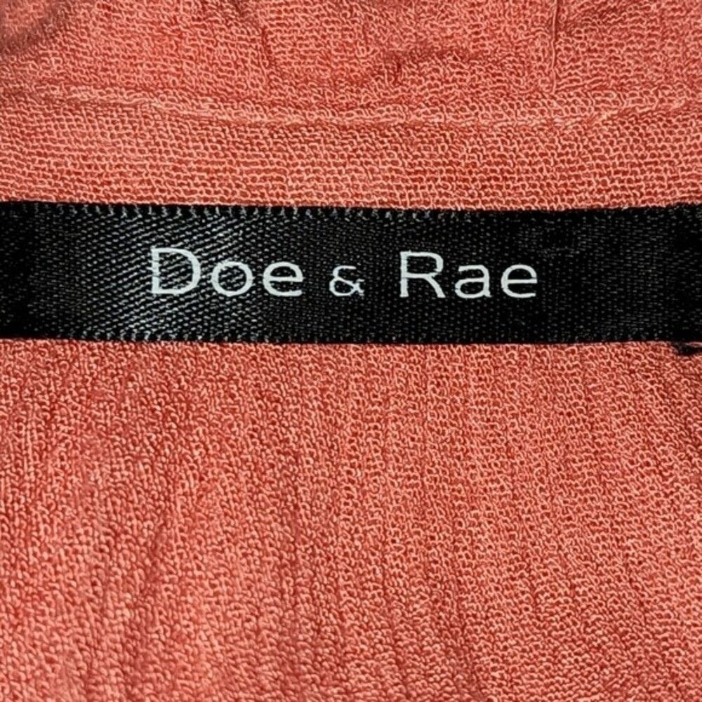 Doe & Rae Orange Ruffled Tie Neck Tunic Size M‎ - Picture 6 of 8